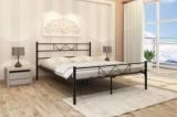 Homdec Lupus Metal Queen Bed