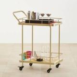 Home Centre Glass Bar Trolley