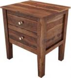 Home Edge Chesney Solid Wood Bedside Table