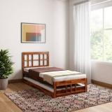 Home Edge Sheesham Wood Solid Wood Single Bed