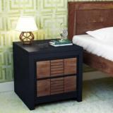 Home Edge Venus Solid Wood Bedside Table