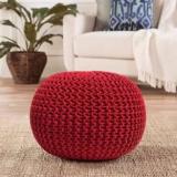 Home Streak Fabric Pouf