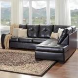 Homeify ALIX 5 Seater Faux Leather Sectional Sofa for Living Room Leather 3 + 2 Sofa Set