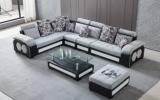 Homeify Carlo 9 Seater Fabric Sofa Set with 4 Puffy Convertible Sofa Set for Living Room Fabric 3 + 2 + 2 + 1 Sofa Set