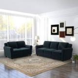 Homeify Ewan 5 Seater Modern Comfy Sofa Set For Living Room Fabric 3 + 2 Sofa Set