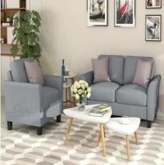 Homeify Swiss Fabric 2+1 Seater Sofa Set for Living Room Fabric 2 + 1 Sofa Set