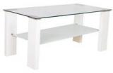 HomeTown Alice High Gloss Centre Table In White Colour