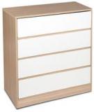 HomeTown Ambra Chest Of Four Drawers In White Colour