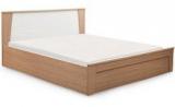 HomeTown Ambra King Bed With Hydraulic Storage In White Finish