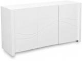 HomeTown Antonious High Gloss Sideboard In White Finish