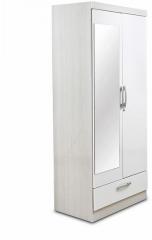 HomeTown Apollo High Gloss Two Door Wardrobe with Mirror