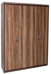 HomeTown Archer Four Door Wardrobe in Brown Colour