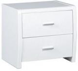 HomeTown Aspen New High Gloss Bedside Table In White Colour