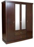 HomeTown Astra Four Door Wardrobe In Wenge Colour