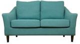 HomeTown Aztec Fabric Two Seater Sofa In Light Blue Colour