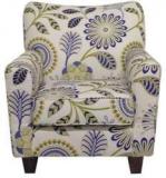 Hometown Charlotte Fabric 1 Seater Sofa White