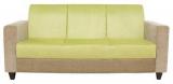 HomeTown Ciaz Fabric Three Seater Sofa In Green Colour