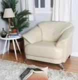 Hometown Corinth Leatherette 1 Seater Sofa