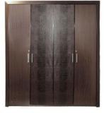 HomeTown Dallas Four Door Wardrobe In Dark Oak Finish