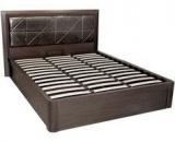 HomeTown Dallas Queen Bed With Hydraulic Storage In Dark Walnut Finish