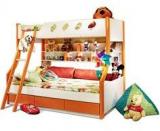 HomeTown Deccan Bunk Bed In Orange Colour