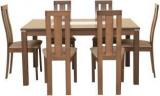 Hometown Delton Solid Wood 6 Seater Dining Set