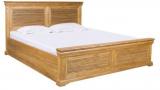 HomeTown Denver King Bed In Brown Oak Colour