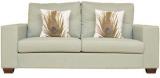 HomeTown Edmond Fabric Two Seater Sofa In Green Colour