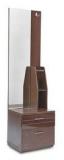 HomeTown Edward Dresser With Full Mirror In Walnut Finish