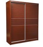 HomeTown Edward Sliding Door Wardrobe In Walnut Finish