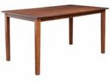 HomeTown Eva Dining Table In Wenge & Brown Colour