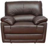 HomeTown Eva Half Leather One Seater Sofa