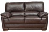 HomeTown Eva Half Leather Two Seater Sofa