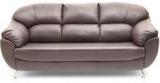 HomeTown Fabia Three Seater Sofa In Brown