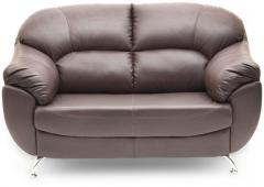 HomeTown Fabia Two Seater Sofa in Brown Colour