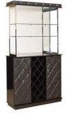 HomeTown Fiddich Bar Cabinet In Black Colour