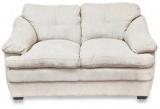 HomeTown Fluffy Two Seater Sofa In Beige Finish