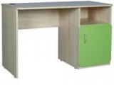 HomeTown Gia Study Table In Golden Maple & Green Colour