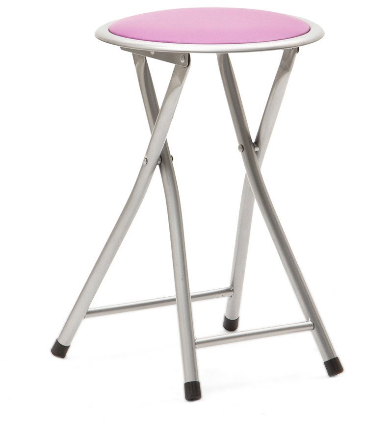 HomeTown Gibi Set of Four Stools in Purple Colour