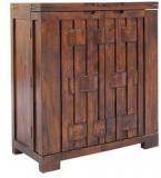 HomeTown Henry Bar Cabinet In Brown Colour