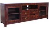 HomeTown Holly Solidwood TV Unit In Brown Colour