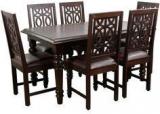 HomeTown Iris Solidwood Six Seater Dining Set