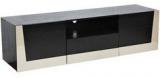 HomeTown Kent High Gloss TV Unit In Black Oak Finish