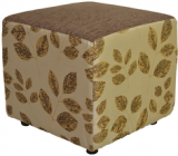 HomeTown Laurel Fabric Pouffe