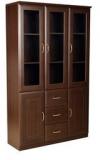 HomeTown Legacy Three Door Bookcase In Wenge