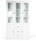 HomeTown Legacy Three Door Bookcase In White Colour