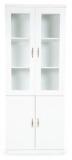 HomeTown Legacy Two Door Bookcase In White Colour