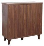 HomeTown Lewis Two Door Multipurpose Cabinet In Walnut Colour