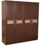 HomeTown Magna Four Door Wardrobe In Walnut