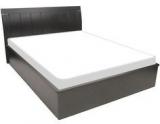 HomeTown Mozart Hydraulic Storage Queen Bed In White Colour